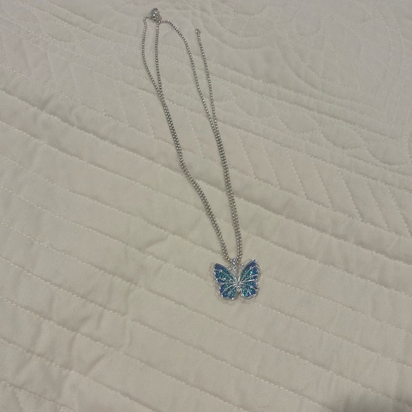 Sterling silver Blue Butterfly Pendant - Tiffany & Co necklace sold separately! - Picture 12 of 13